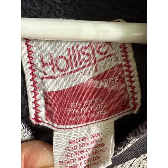 Vintage Hollister Hoodie/Sweatshirt Ski Tahoe Unisex Heritage Rustic Blue - Picture 3 of 9
